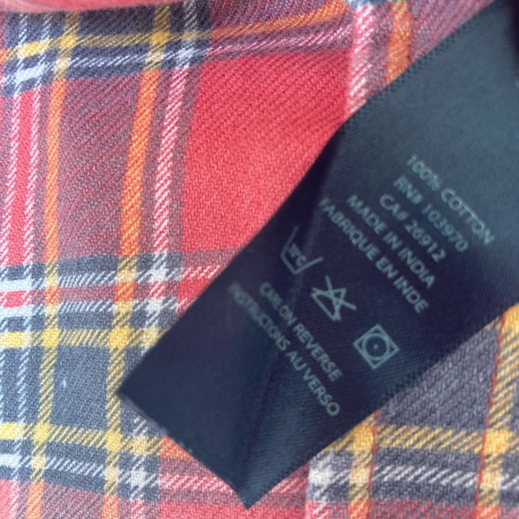 Obey flannel button up shirt XS - Picture 9 of 9